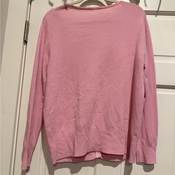 Vintage Pink Floral Embroidered Women's Sweater Unbranded - Picture 5 of 5